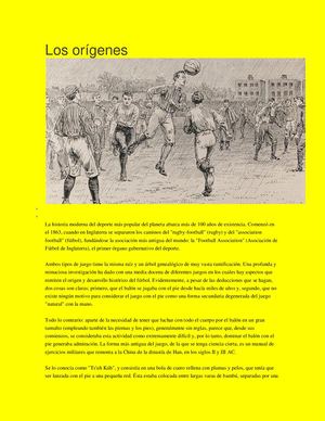Los Origenes Del Futbol