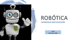 Maria Romasanta Calaméo - Robotica