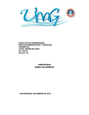 Portafolio Gramática