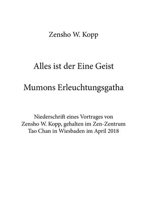 Alles Ist Der Eine Geist