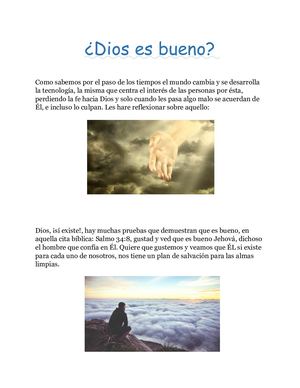 Dios Es Bueno