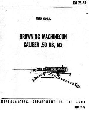 (e Book - English - Military) US Army - Field Manual FM 23 65 - Browning Machinegun Cal 50 HB M2
