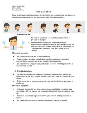 Tipos de clientes