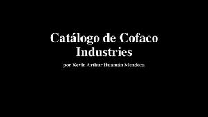 Catálogo De Cofaco Industries