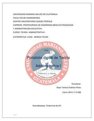 Proyecto Final De Administracion