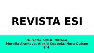 Revista Esi