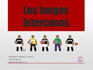 Los Juegos Intercusos Mariana Sánchez Joan Flores