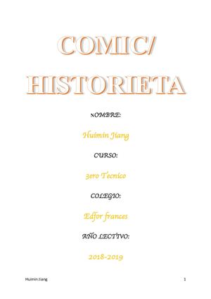 Cómic o historieta
