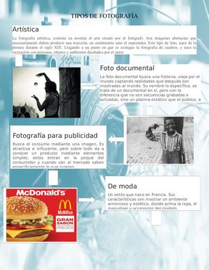 Tipos De Fotografía