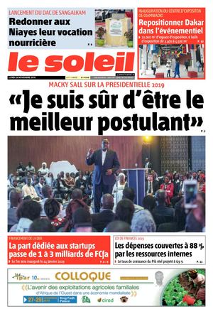 Edition du 26 Novembre 2018