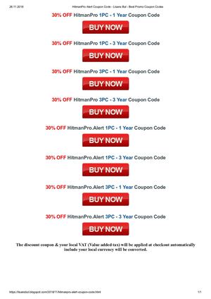 30% OFF HitmanPro.Alert Discount Coupon Code