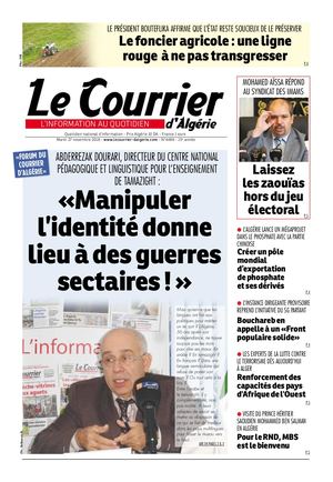 Le Courrier D'algérie Du Mardi 27 Novembre 2018