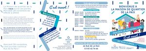 Programme Maison de quartier Paix