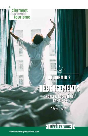 Guide Hebergements - Clermont Auvergne Tourisme - 2018