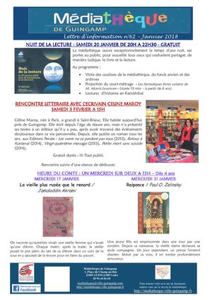 Lettres D'info 2018
