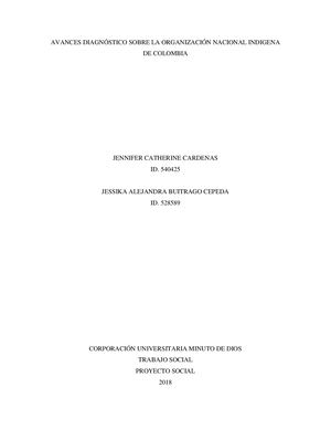 Trabajo Social Comunitario ONIC