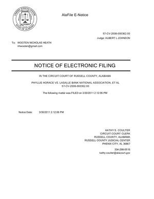 Alabama Court Denied MERS Standing In Foreclosure Case 100718