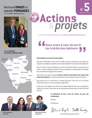 Lettre cantonale n°5 de Bertrand Ringot & Isabelle Fernandez - Actions et Projets