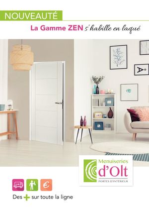 Plaquette Zen 2018 Menuiseries D'olt