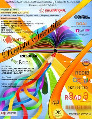 Revista Scientific - Volumen 2 / Nº 6 - Noviembre-Enero 2017-2018