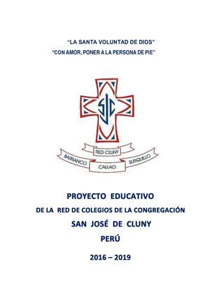 Proyecto Educativo Red Sjc