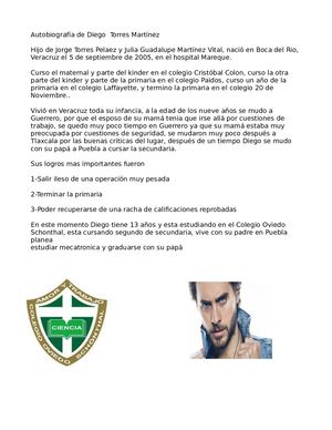 Biografía de Diego torres