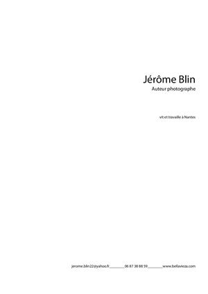 Book  photographique Jérôme Blin