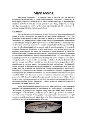 Mary Anning