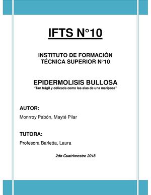 Epidermolisis Bullosa