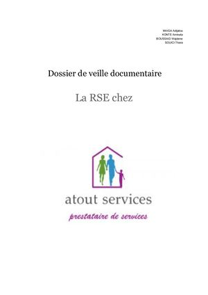 LA RSE CHEZ ATOUT SERVICES