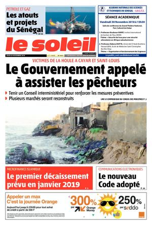 edition Du 29 Novembre 2018