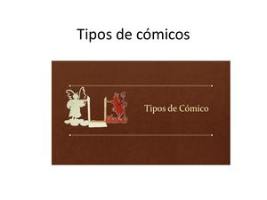 Tipos De Cómicos Joao