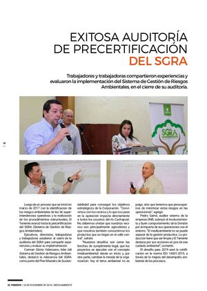 Exitosa Auditoría De Precertificación Del Sgra
