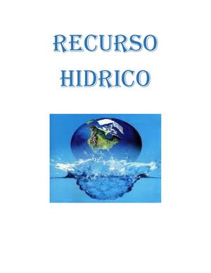 Recurso Hidrico