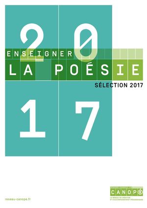 Catalogue Poesie 2017