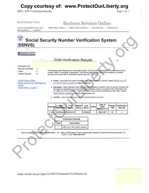 Obama's SSN Never Legally Issued Per Social Security Number Verification System SSNVS