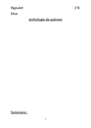 Anthologie sur l'amour