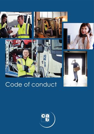 Groupe CAT _ Code Of Conduct 2018 _ UK