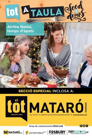 Especial Tot a Taula Especial Nadal Ok (Edicio 1845) Del 30 de novembre al 6 de desembre de 2018