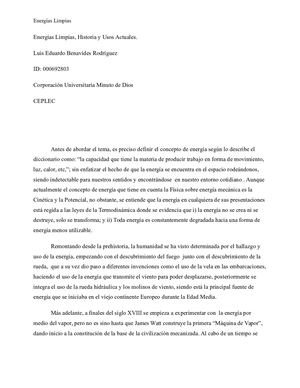 Reseña Energías Limpias
