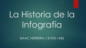 La Historia De La Infografía