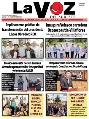 Diario la Voz del Sureste 03/12/2018