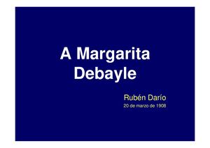 A Margarita Debayle