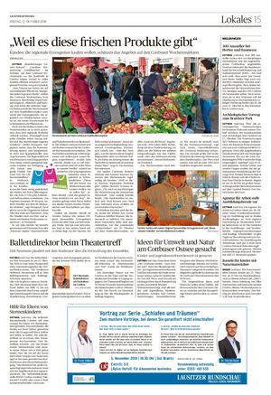 Lausitzer Rundschau vom 12.10.2018