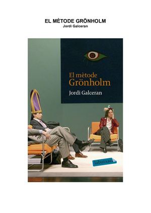 El Mètode Grönholm - laura albert