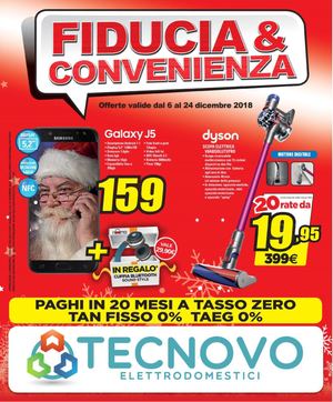 Tecnovo Elettrodomestici | Volantino Dicembre 20118