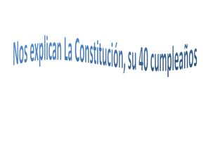 1º Y 2º Constitución