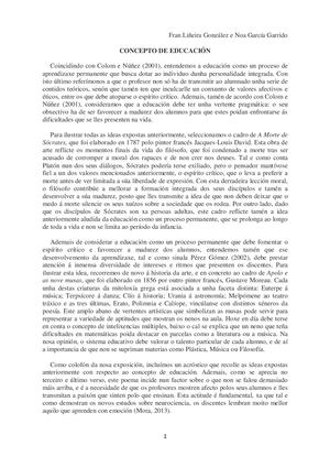 Concepto De Educación