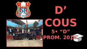 Anuario 5° D - Promoción 2018 D'COUS