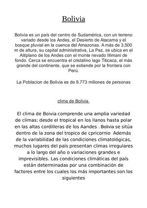 Trabajo De Geografia